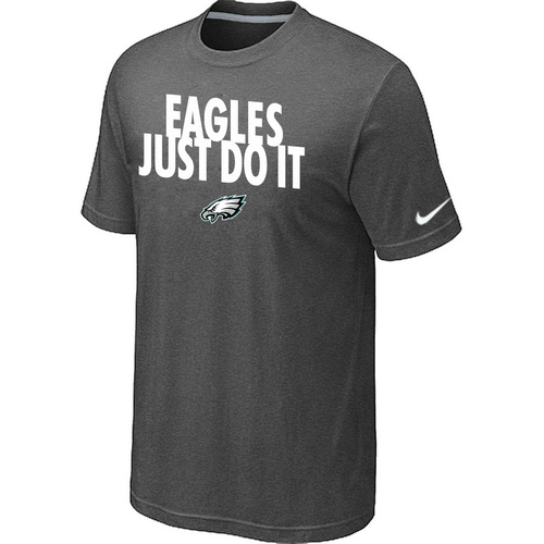 Nike Philadelphia Eagles "Just Do It" NFL T-Shirt - Dark Grey